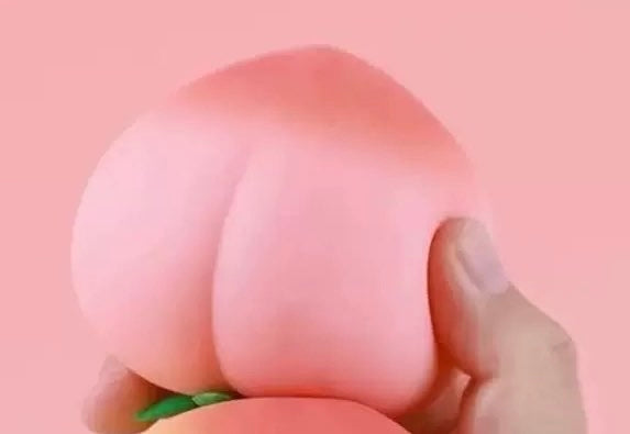 Peach ๐ Keen Squishy โ Squishy Sensory Stress Relief Toy