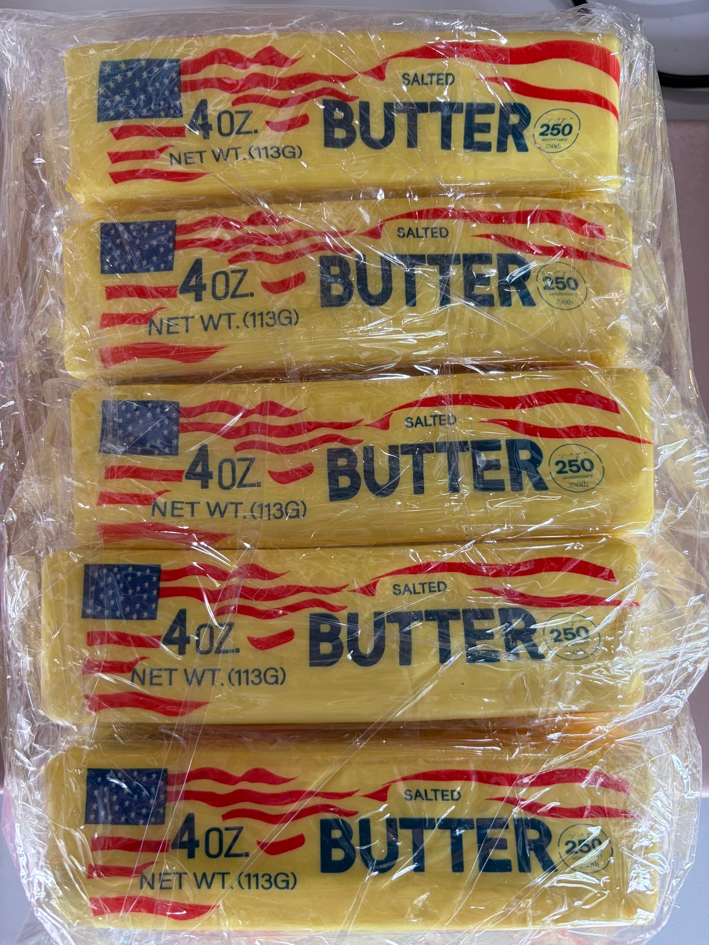 USA Flag Yellow Butter- Set of 10
