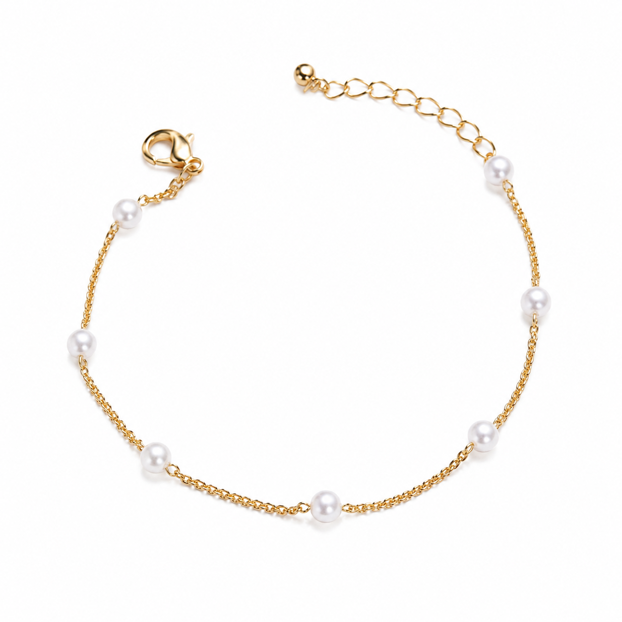 Pearl Anklet | Dainty Gold Beach Jewelry