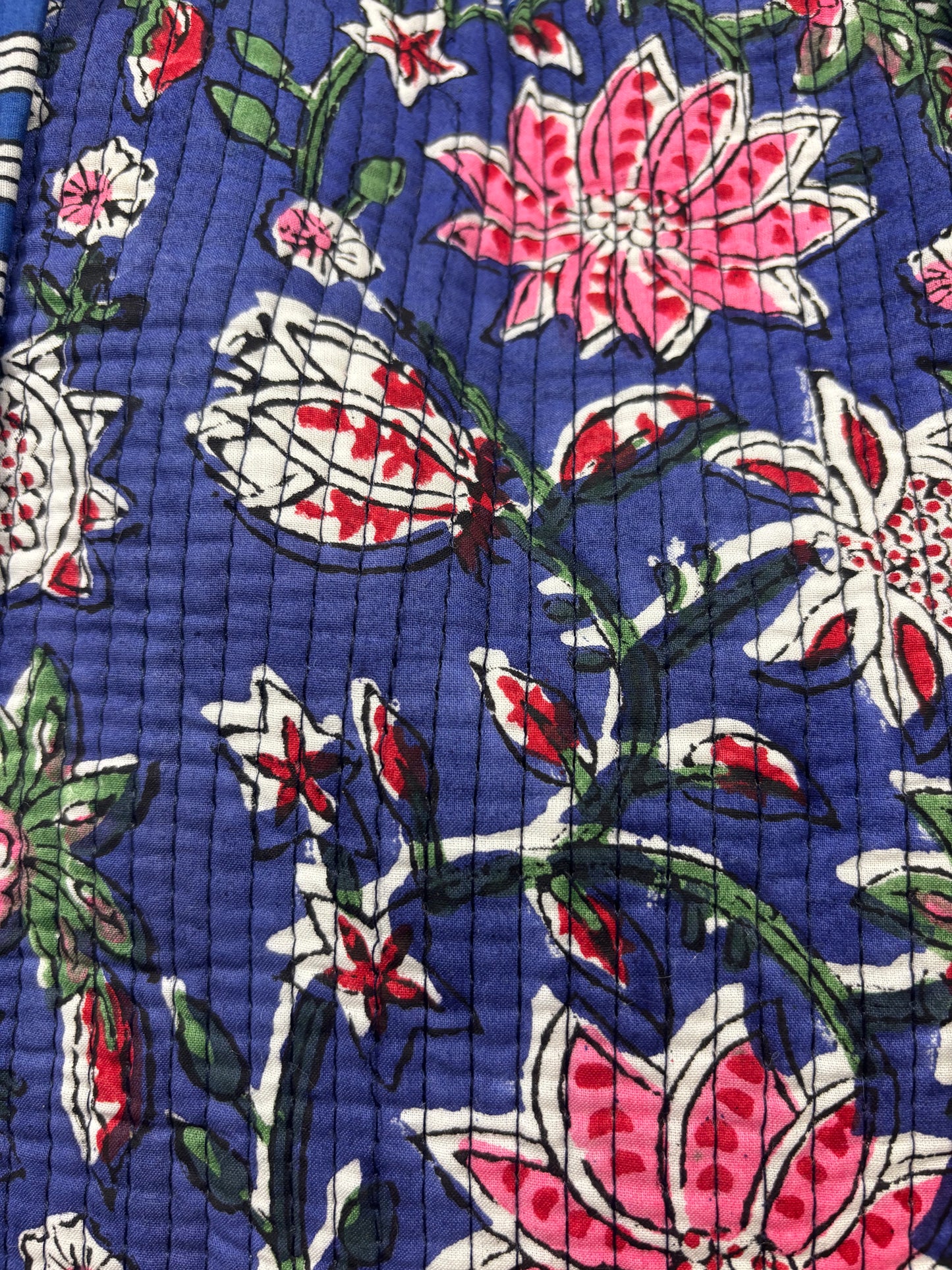 Royal Floral Tote