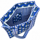 Provence Quilted Tote – Blue & White Floral Shoulder Bag