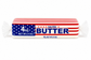 White Stripes Flag Butter - set of 10