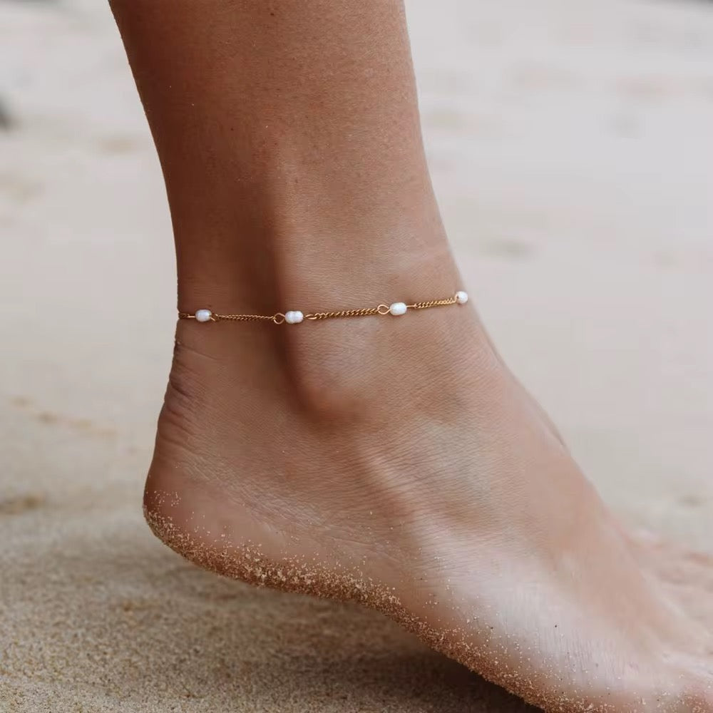 Shore Pearl Anklet
