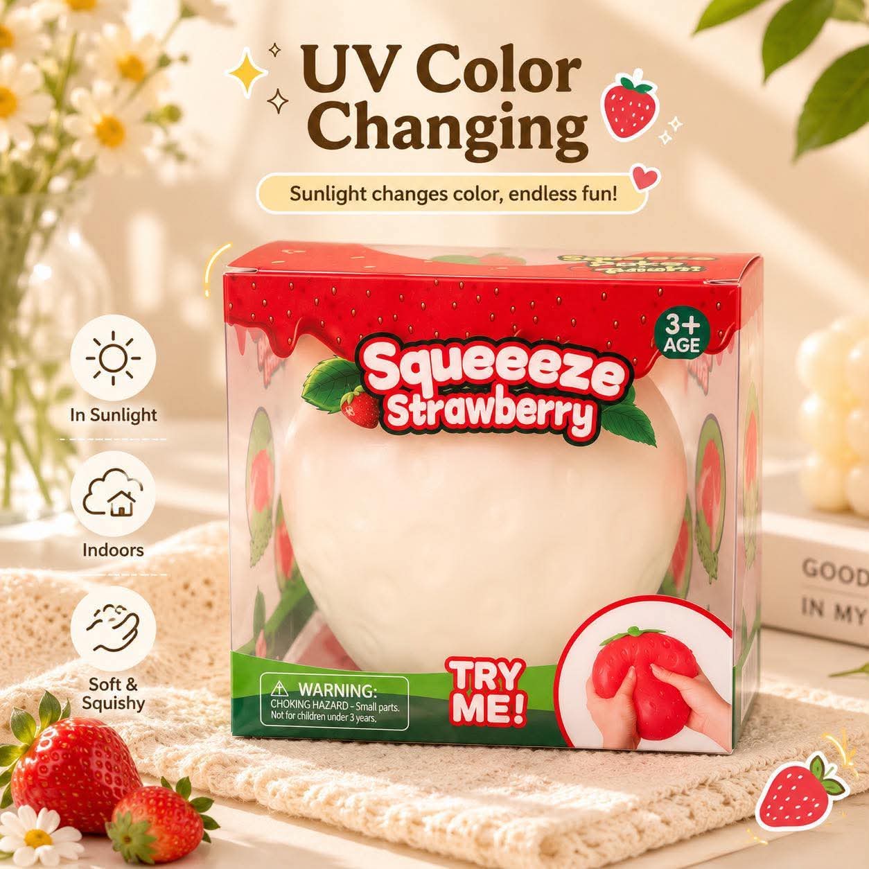 Color Change Giant Strawberry 🍓