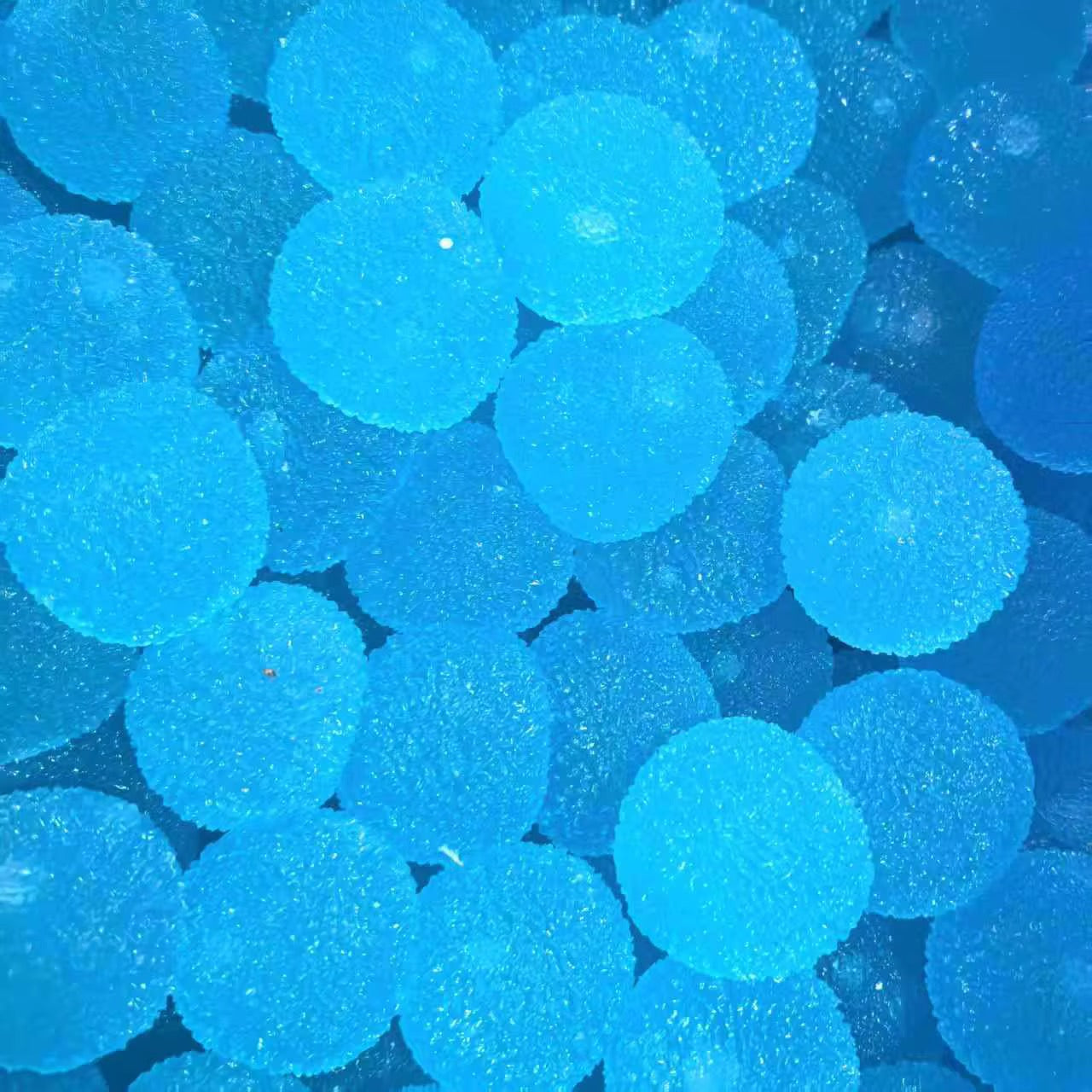 Crystal Pop Textured Squishy Ball – Assorted Colors