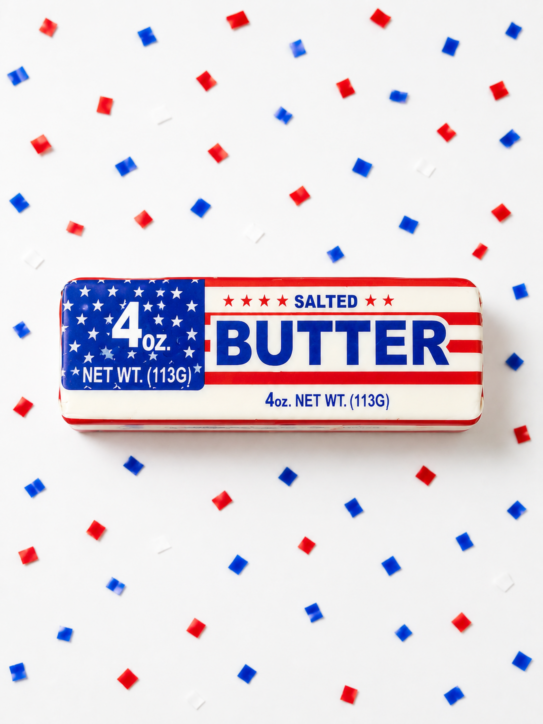 USA Flag Butter Set of 10