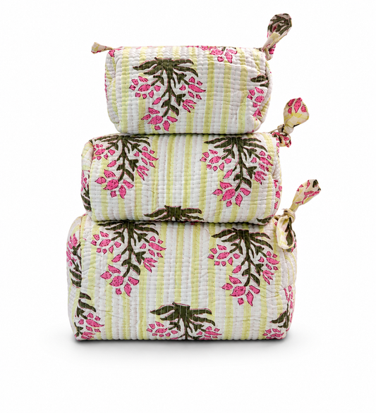 Garden Party Cosmetic Bag Set