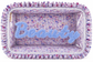 BEAUTY Floral Ruffle Cosmetic Bag