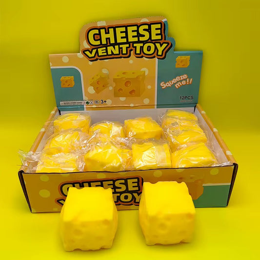 Cheese Cube Squishy Set of 12