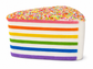 Jumbo Rainbow Sprinkle Cake Squishy | 12” Oversized Stress Toy