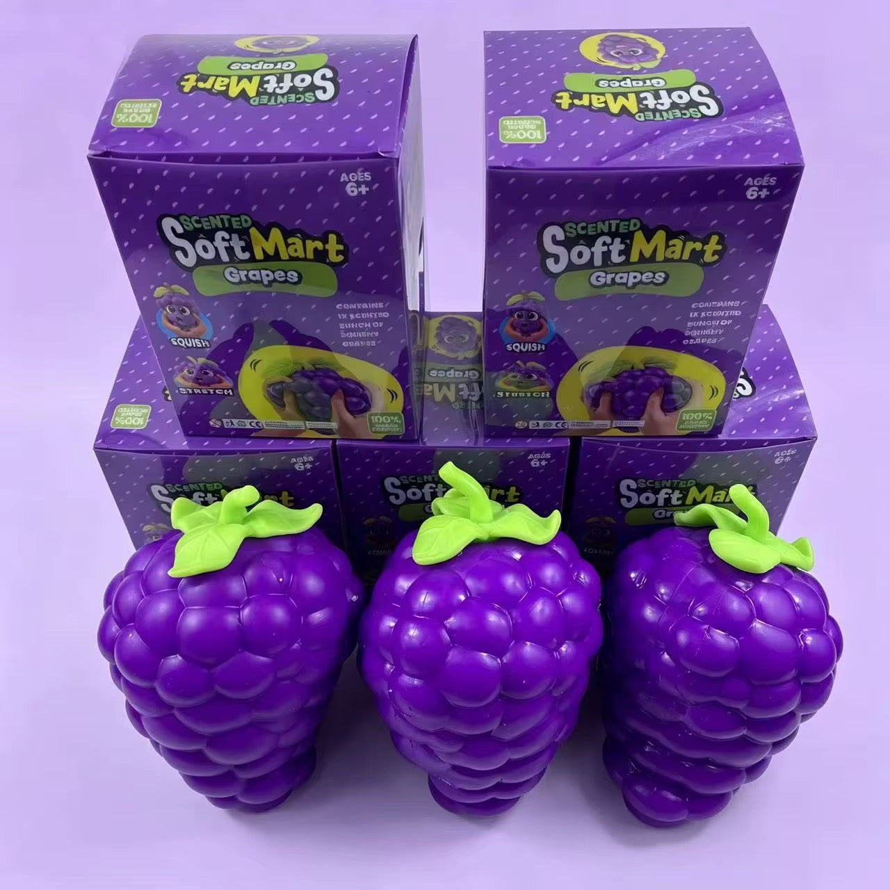 Grape Escape Giant Grape Squishy