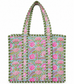 Spring Garden Floral Quilted Tote Bag