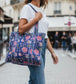 Royal Floral Tote