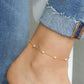 Pearl Anklet | Dainty Gold Beach Jewelry