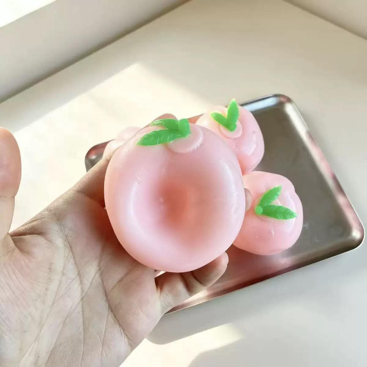 Blushing Peach Coconut Oil Squishy