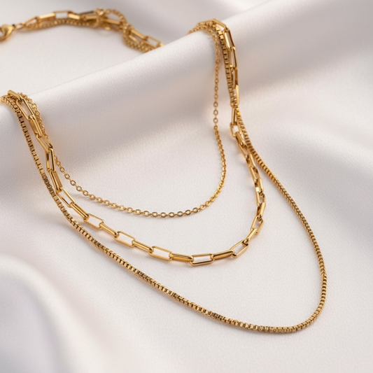 Triple Strand Necklace