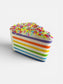 OG Rainbow Cake Squishy Set of 15 – Slow Rise Foam Cake Slice Toy with Rainbow Sprinkles | Individually Wrapped Sensory Squishy