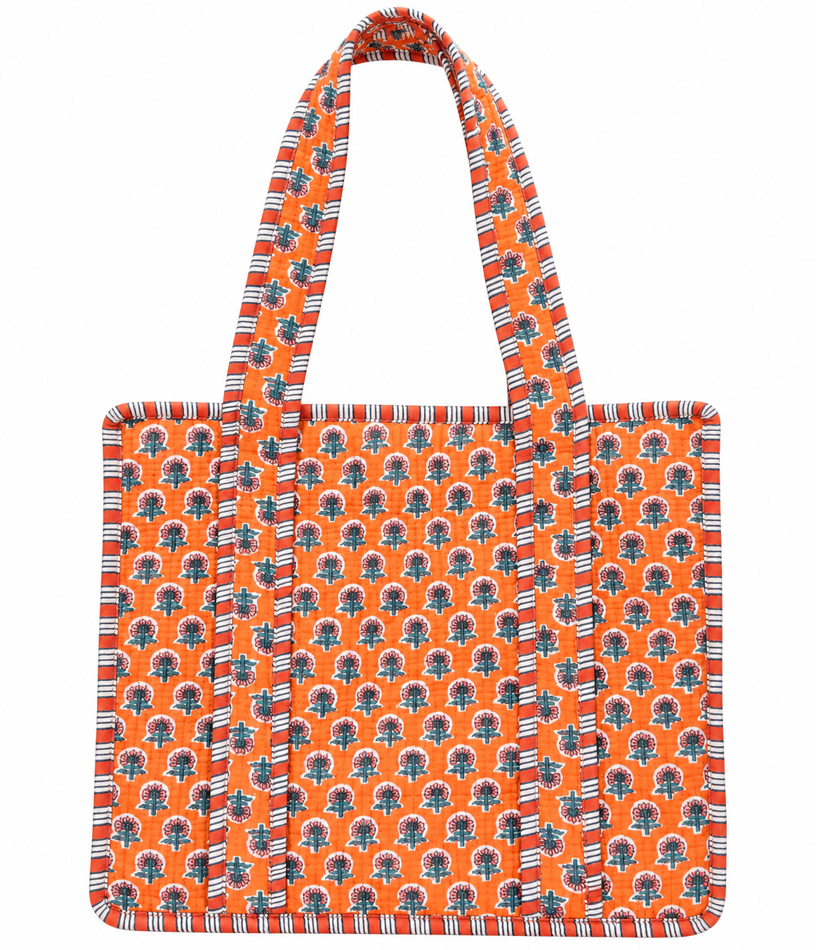 Tahitian Sunrise Quilted Tote