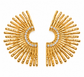Soleil Gold Sunburst Statement Earrings