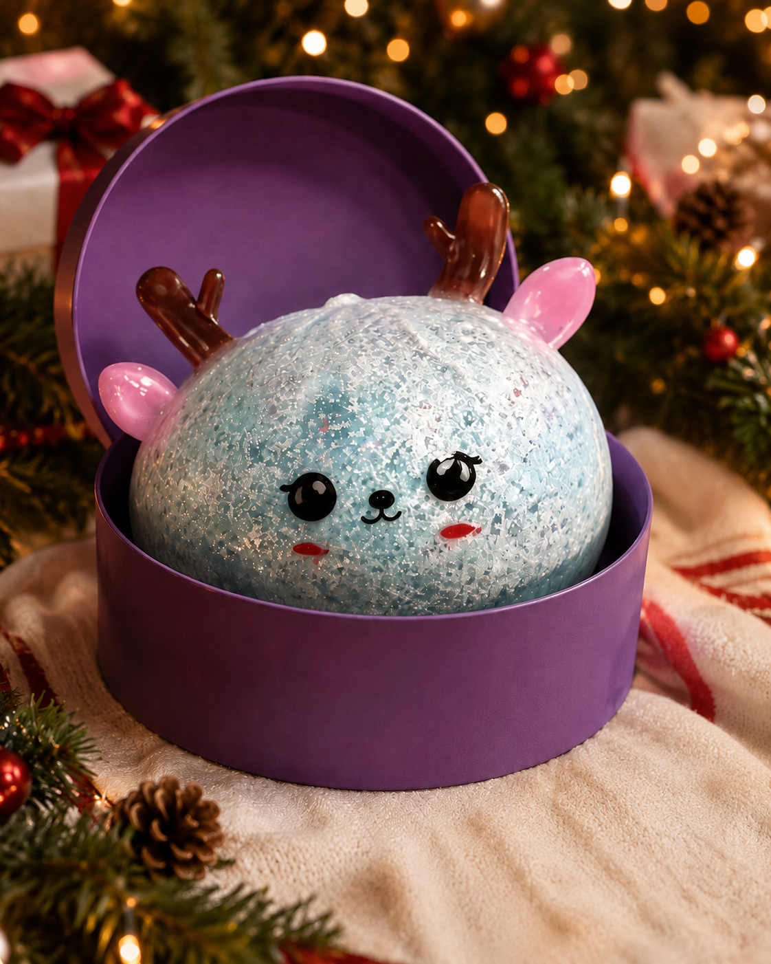 Giant Reindeer Bead-Filled Squishy Dumpling