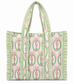 Nutcracker Noel Ruffle Quilted Holiday Tote
