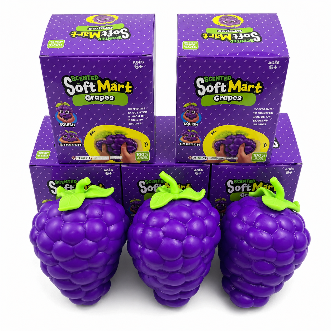Grape Escape Giant Grape Squishy