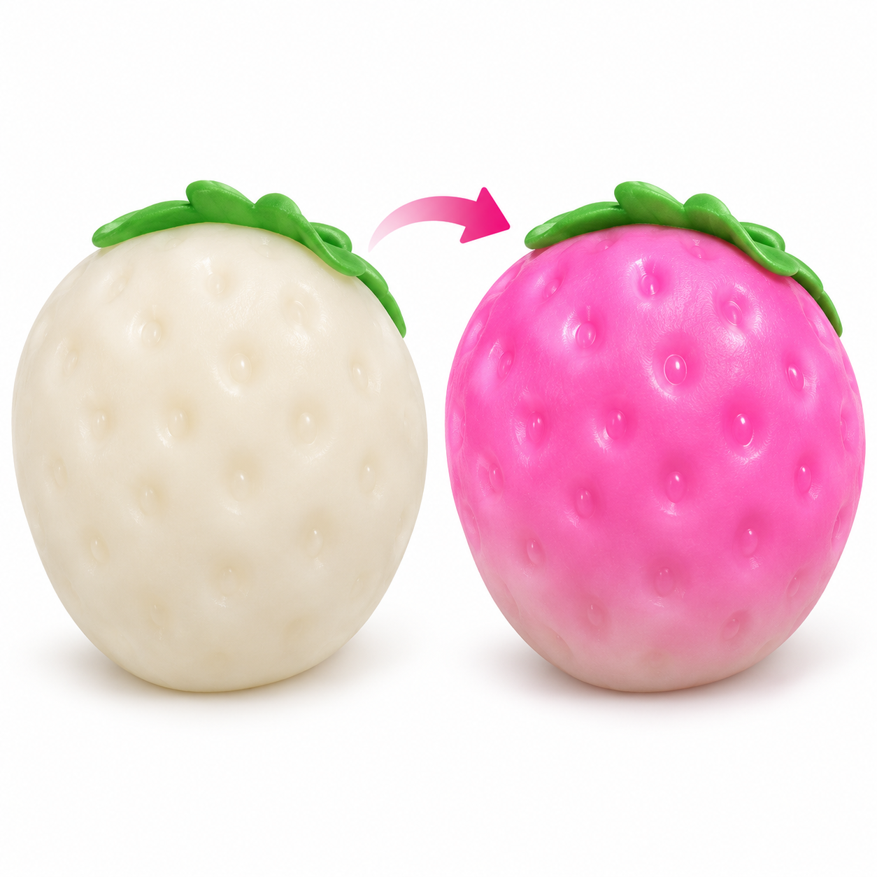 Berry Magic Color-Changing Strawberry Squishy