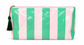 Preppy Stripe Cosmetic Bag – Waterproof Makeup Bag, Travel Toiletry Pouch