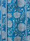 Sea Island Quilted Tote – Turquoise & White Floral Shoulder Bag