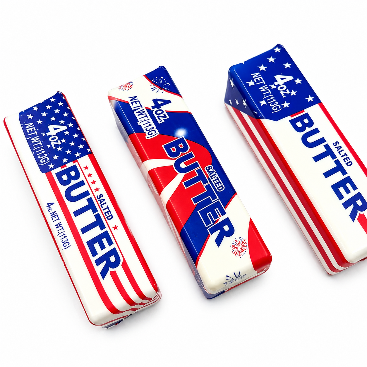 Trio Patriotic Butter- set of 36