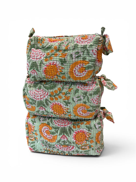 Wildflower Cosmetic Bag Set
