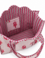Lobster Scalloped Trim Coastal Pink Tote
