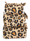 Wild Side Leopard Block Print 3 Piece Cosmetic Set