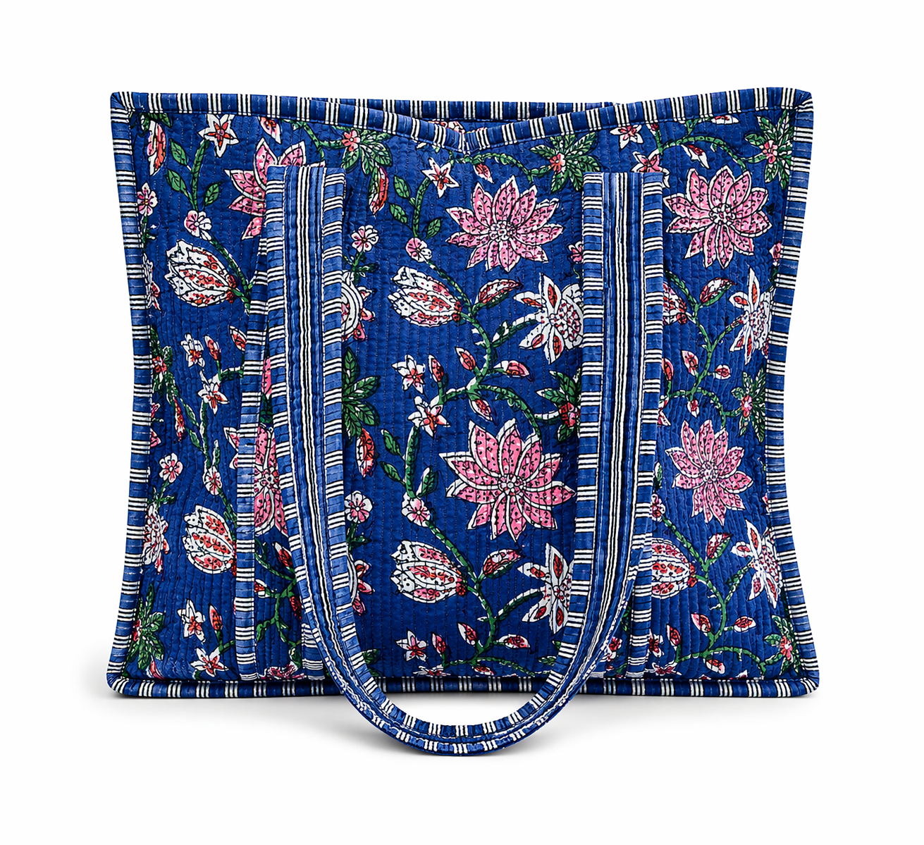 Royal Floral Tote