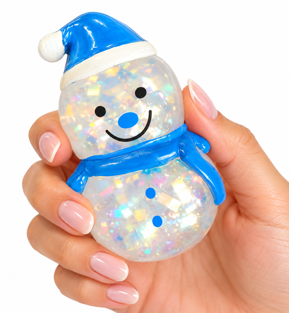 Snow Much Fun! Iridescent Snowman Squishy