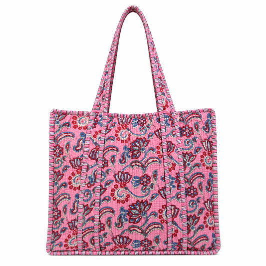 Pink Paisley Tote