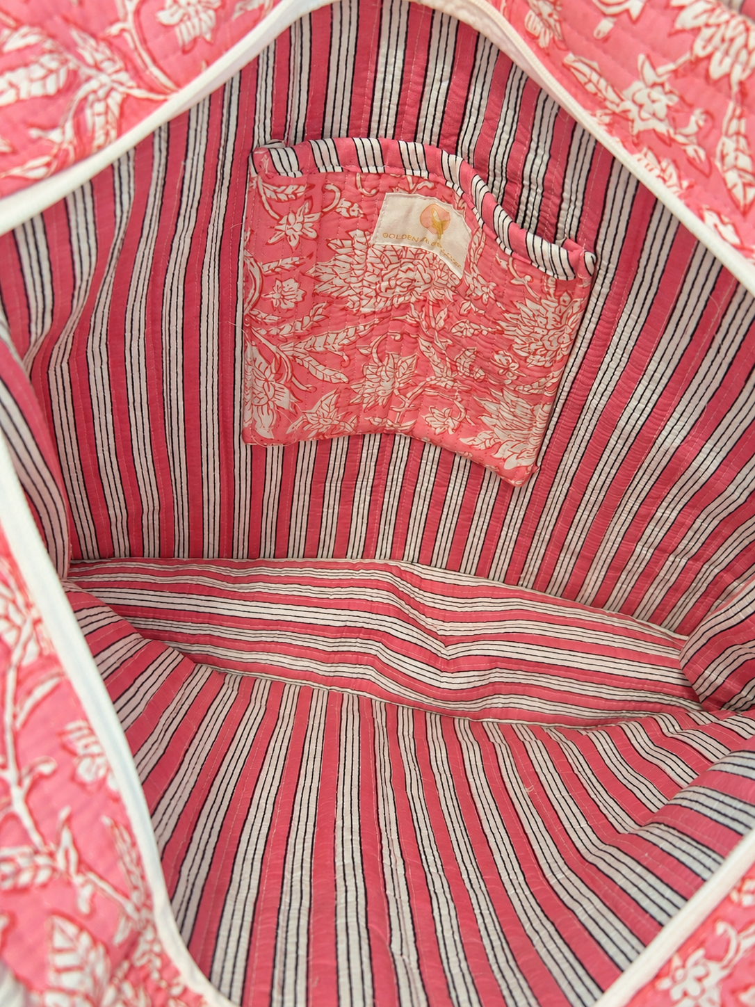 Pink Garden Tote