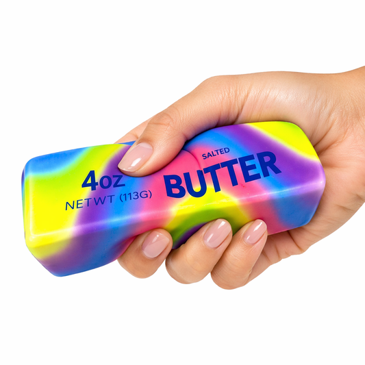 Rainbow Butter Squishy- shipping 4/25-4/29