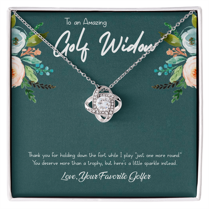 Golf Widow Necklace