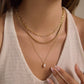 Vivienne Gold Triple-Layer Pendant Necklace