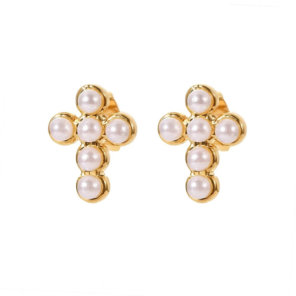 Angela Cross Studs