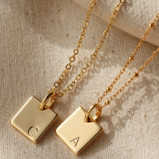 Modern Initial Necklace