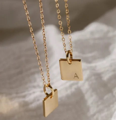 Modern Initial Necklace